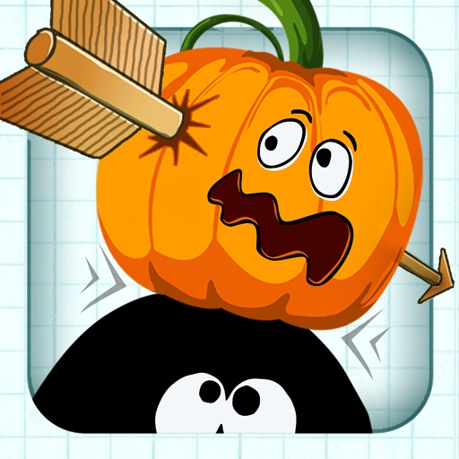 A Stickman Pumpkin Shooting Showdown Bow and Arrow Pro : Halloween Edition iOS App