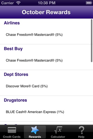 Reward Check - Maximize and Track Credit Card Cash Back, Points, and Miles screenshot 2