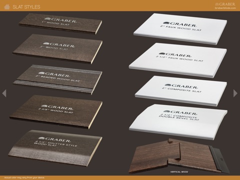 Graber Wood Sample Book screenshot 3