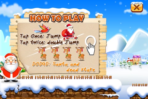 Santa Run Free - Jolly Runner on Xmas screenshot 2