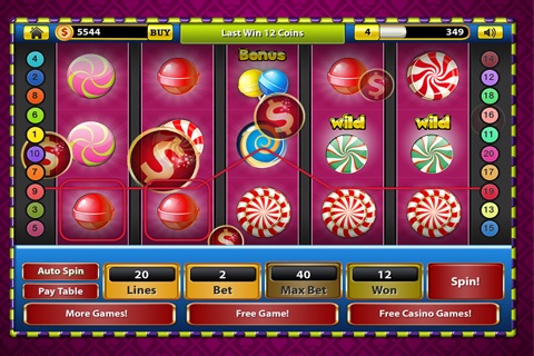 Lucky Vegas Casino Slots - Wicked Fun HD Slot Machine Game screenshot 3