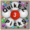 QuikEZ Picks is a game that simulates the multi-state PowerBall™ lottery