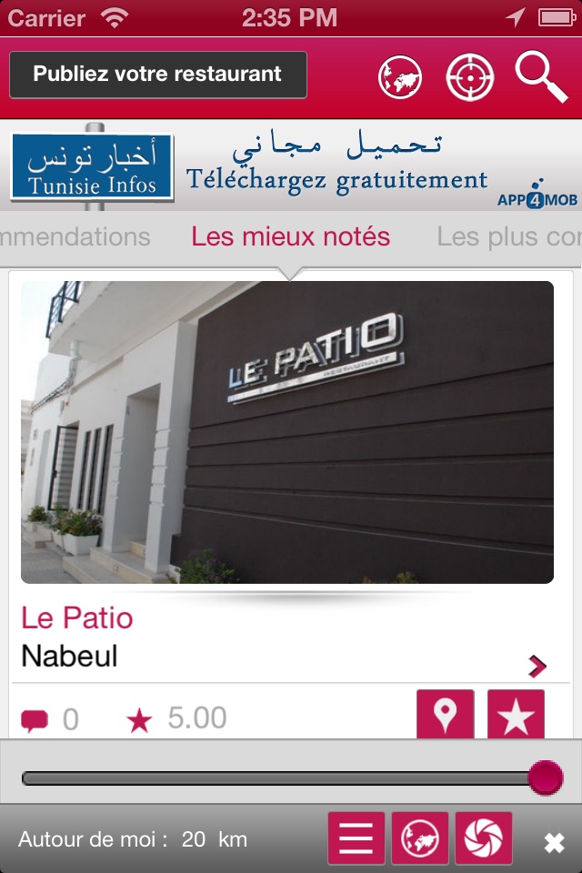 Restaurants Tunisie screenshot 4