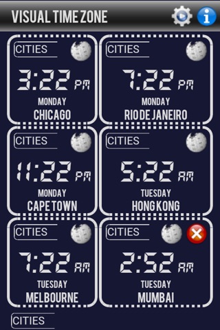Visual Time Zone Free screenshot 4