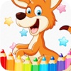 Animals Cartoon Art Pad : Learn To Paint And Draw Animals Coloring Pages Printable For Kids Free 2