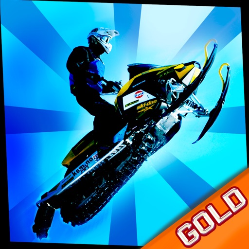 Snowmobile Cold Winter Mountain Race : The Endless Snow Run - Gold Edition icon