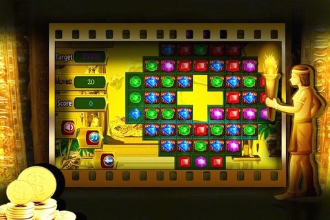 Egyptian Temple Matching Quest - Puzzle Game screenshot 3