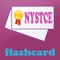 The app includes premade NYSTCE Flashcards