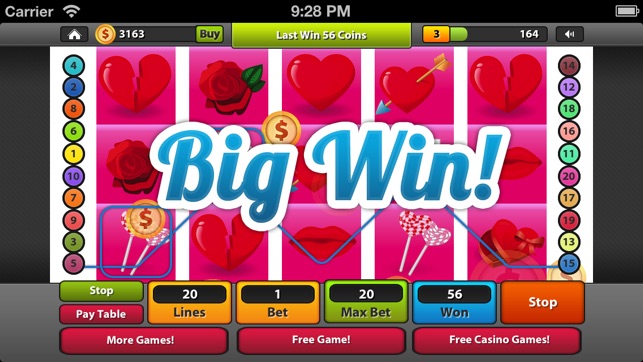 777 Lucky Party Valentine Slots DoubleDo