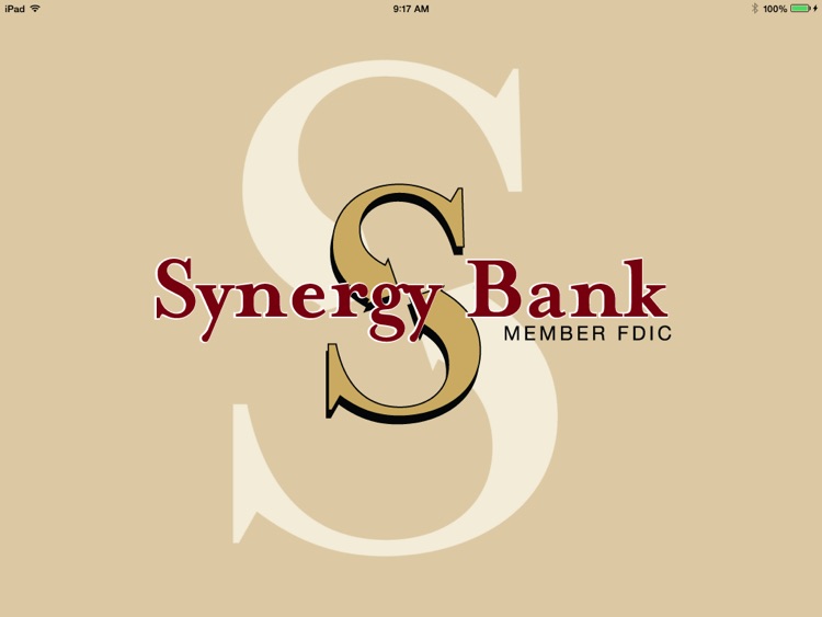 Synergy Bank for iPad