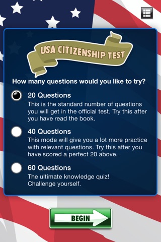 USA Citizenship Test Lite screenshot 2