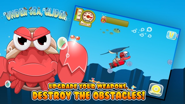 An Undersea Glider: Crab Launching Game with Ocean Water Gli(圖2)-速報App