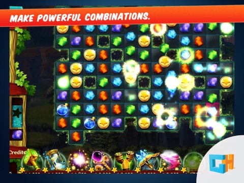 Jewel Legends Magical Kingdom HD - A Match 3 Puzzle Adventure screenshot 2