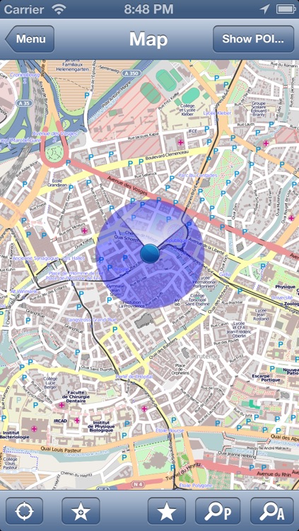 Alsace, France Offline Map - PLACE STARS