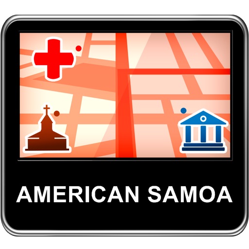 American Samoa Vector Map - Travel Monster icon