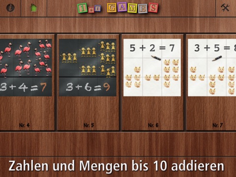 1st GAMES - Add numbers and amounts up to 10 HD puzzle for kids screenshot 4
