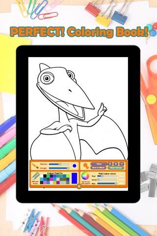 Dinosaur Coloring Book For Kids 2014 : Free Coloring Pages screenshot 2