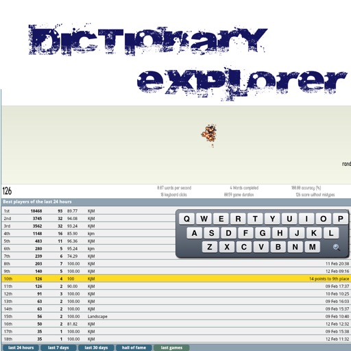 Dictionary Explorer iOS App