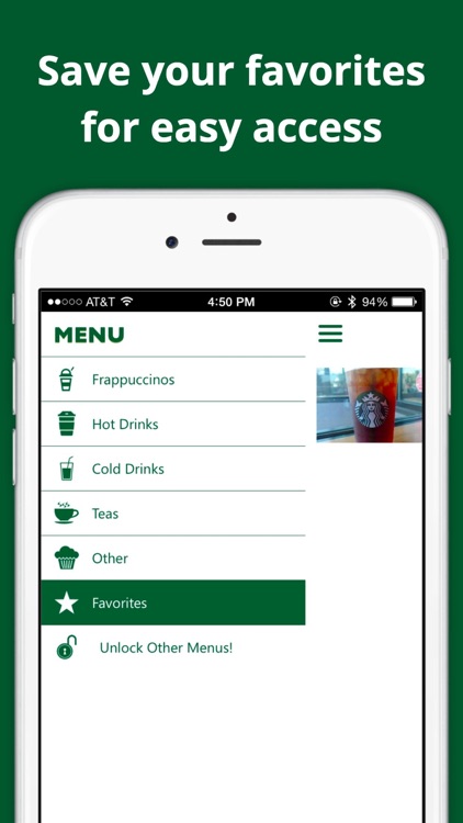 Secret Menu for Starbucks — Free