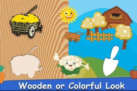 Farm Puzzle for Babies: Move Cartoon Images and Listen Sounds of Animals or Vehicles with Best Jigsaw Game and Top Fun for Kids, Toddlers and Preschool screenshot 4