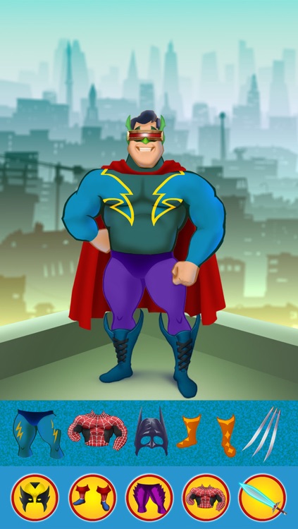 Create Your Own Superheroes - Fun Dressing Up Game - Free Version screenshot-4