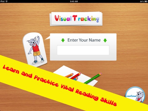 Learning to Read with Byron - Visual Tracking screenshot 2