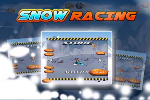 Snow Racing Lite screenshot 2