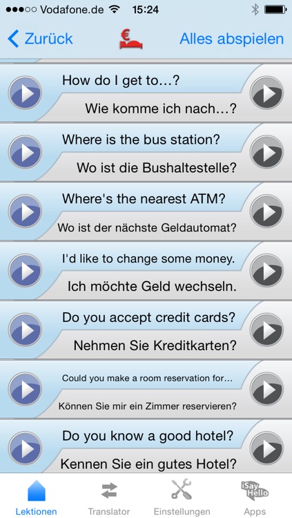 iSayHello English - German