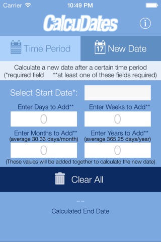CalcuDates screenshot 3