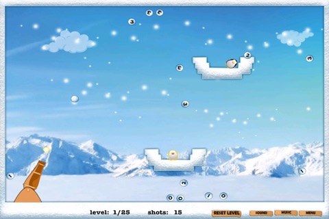 Penguin Shooting Pop - Frozen Snowball Blast Challenge screenshot 2