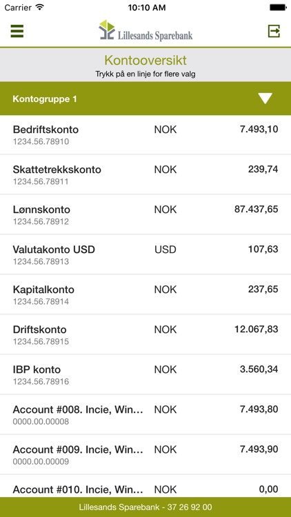 Lillesands Sparebank Bedrift