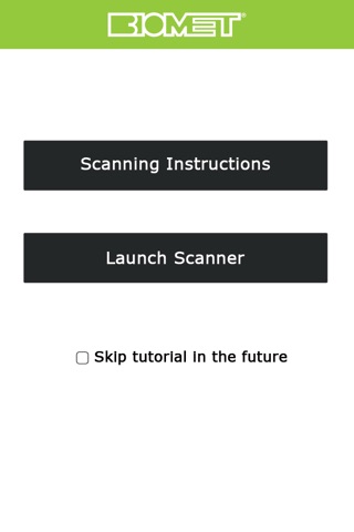 Biomet Scanner screenshot 3