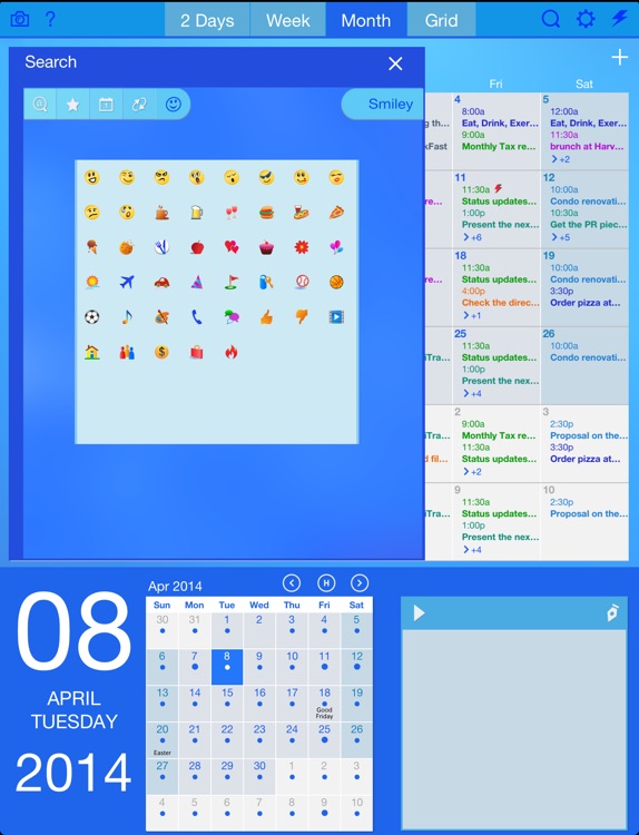 iTrackFast: Calendar, FlowNote, Share & Slideshows screenshot-4