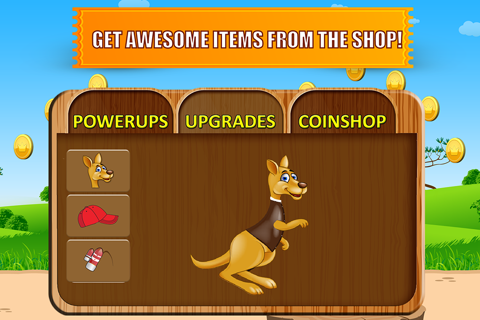 Happy Kangaroo Jump Free - Bounce on Poles and Collect Coins screenshot 4