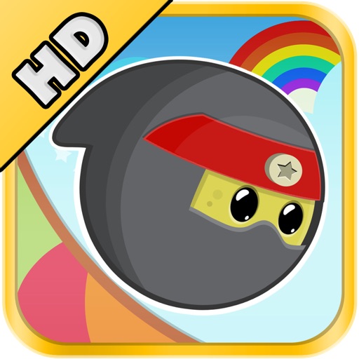 Tiny Ninja Jump HD - Free Cute Multiplayer Flying Game iOS App