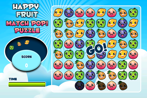 Happy Fruit Match Pop! Puzzle screenshot 2