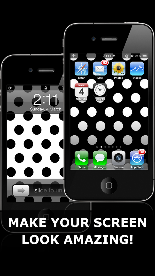 How to cancel & delete Polka Dot Wallpapers - FREE Colorful & Stunning Backgrounds from iphone & ipad 1