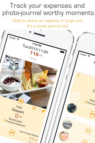 Wealthy! - Track expenses, take photo, and share at one step. screenshot 3