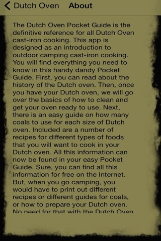 Dutch Oven Pocket Guide screenshot 4