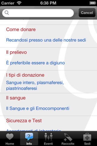 Avis Donazioni screenshot 2