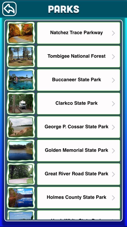 Mississippi National & State Parks