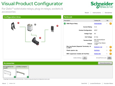 Relays Visual Product Configurator screenshot 3