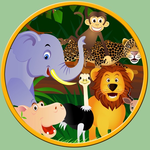 my favorite jungle animals - without ads icon