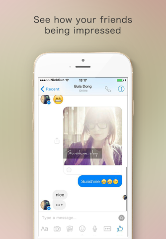 Fossenger - Let photo take your message screenshot 4