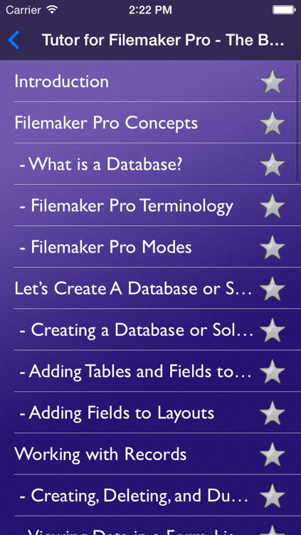 Tutor for Filemaker Pro - The Basics