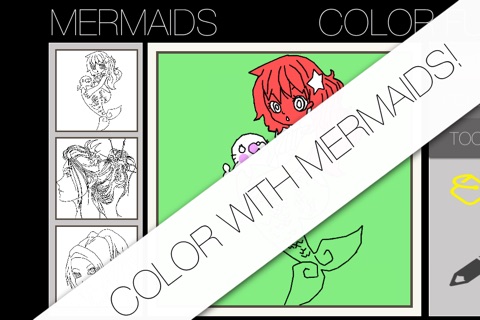 Mermaids - Color Fun — A Coloring Game screenshot 2