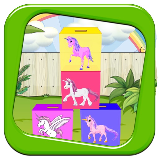 A Pink Unicorn Kingdom - Build your Beautiful Tower icon