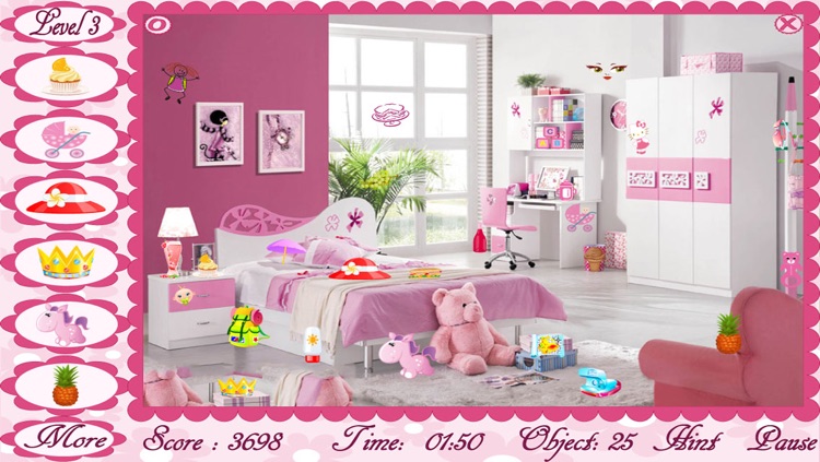 Princess Rooms Hidden Objects Game