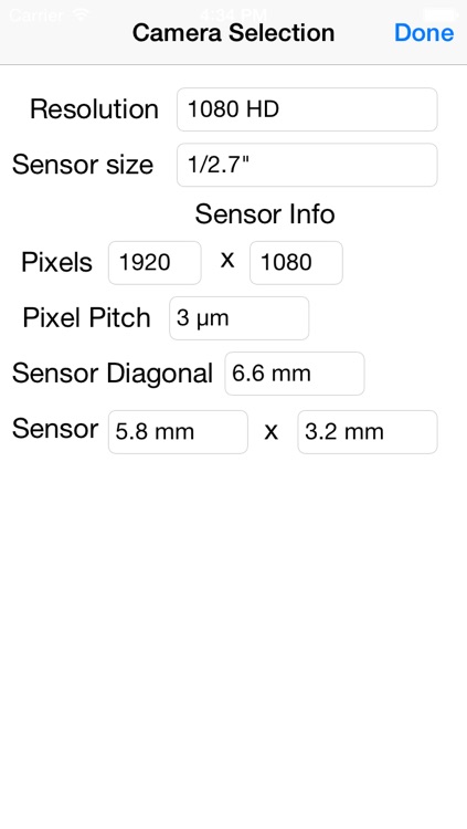 Lens Calculator