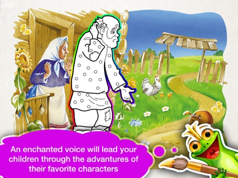 Narrated Fairy Tale Coloring Book screenshot 2
